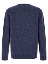Blue Wool Cardigan
