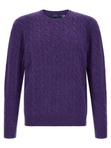 Purple Wool Cardigan