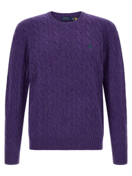 Purple Wool Cardigan