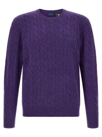 Purple Wool Cardigan