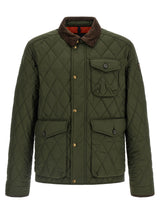 Bicolor Polyester Full-Length Jacket