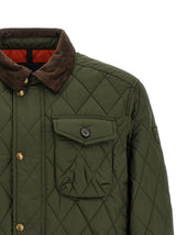Bicolor Polyester Full-Length Jacket