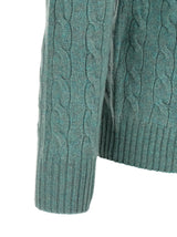 Bicolor Wool Cardigan