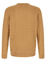 Beige Wool Cardigan