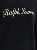 Black Wool Polo Shirt