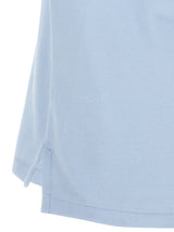 Blue Cotton Polo Shirt