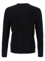 Black Wool Cardigan