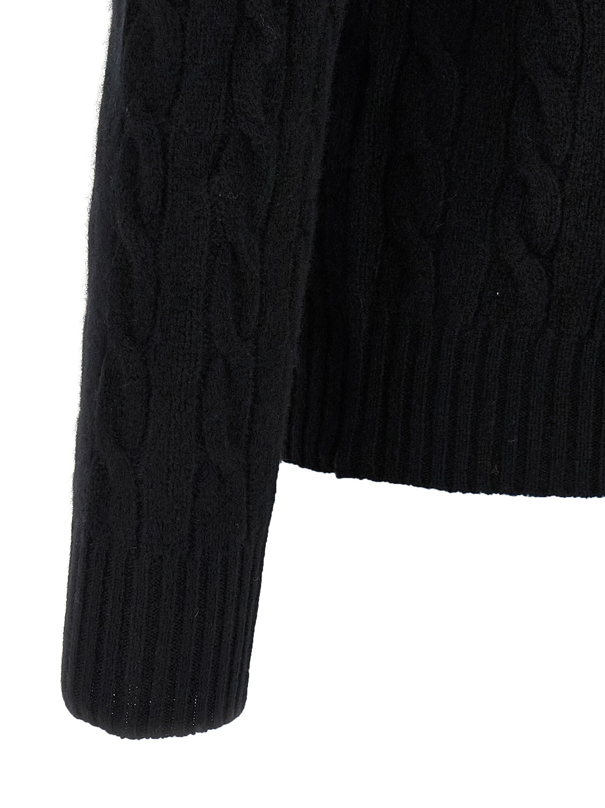 Black Wool Cardigan