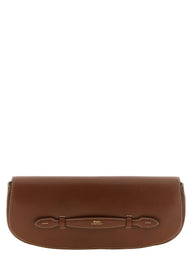 Brown Cowhide Clutch Bag