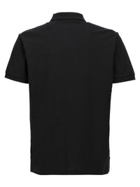 Black Cotton Polo Shirt