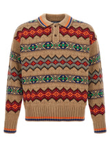 Multicolor Wool Cardigan