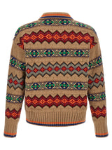 Multicolor Wool Cardigan
