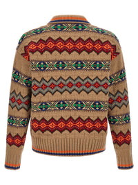 Multicolor Wool Cardigan