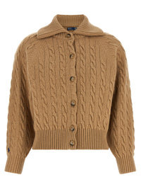 Brown Wool Cardigan