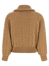 Brown Wool Cardigan