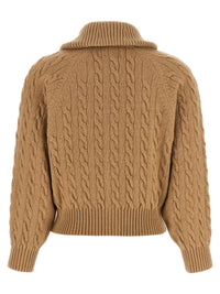 Brown Wool Cardigan