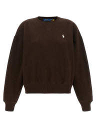 Brown Cotton Sweatshirt