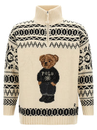 Bicolor Wool Cardigan