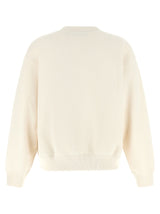 White Cotton Sweatshirt