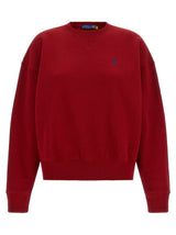 Red Cotton Sweatshirt