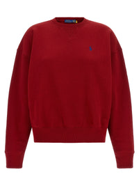 Red Cotton Sweatshirt