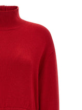 Red Wool Long Dress