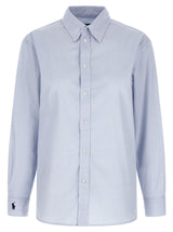 Blue Cotton Blouse
