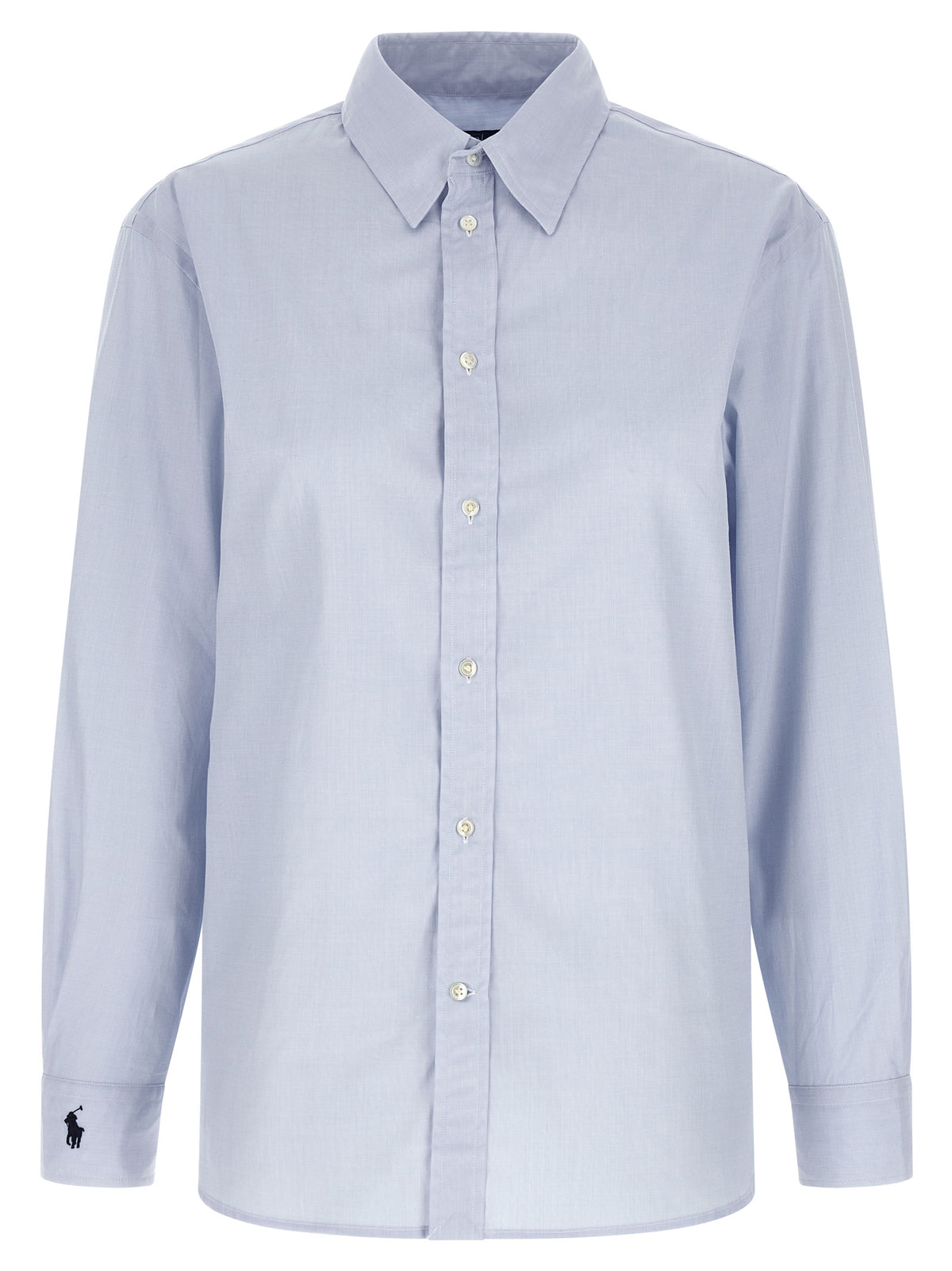 Blue Cotton Blouse