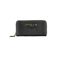 Black Polyurethane Women Wallet